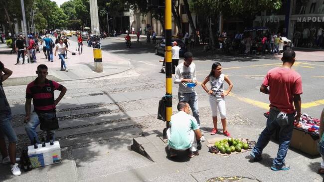 Vendedores ambulantes en Cúcuta