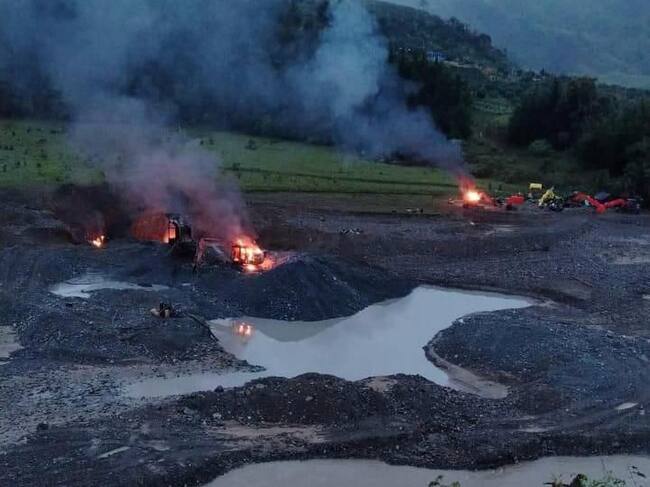 Minería ilegal en Urrao- foto Séptima División