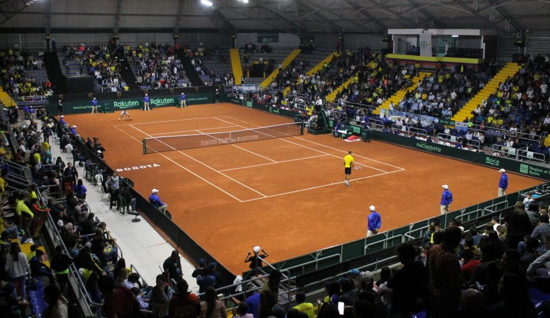 Bogotá acogió la Copa Davis en dos clasificaciones consecutivas a las fases finales.