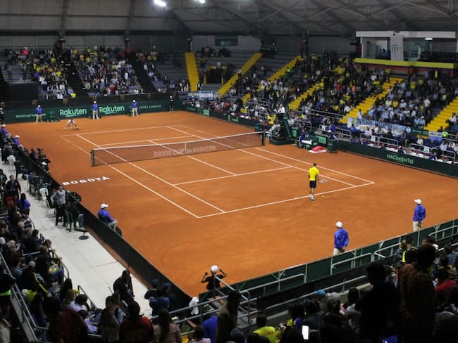 Bogotá acogió la Copa Davis en dos clasificaciones consecutivas a las fases finales.