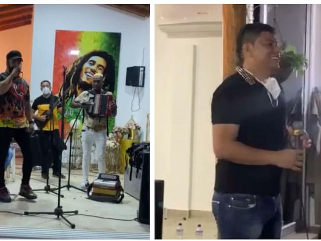 Dos cantantes de música vallenata hicieron concierto privado en Turbo