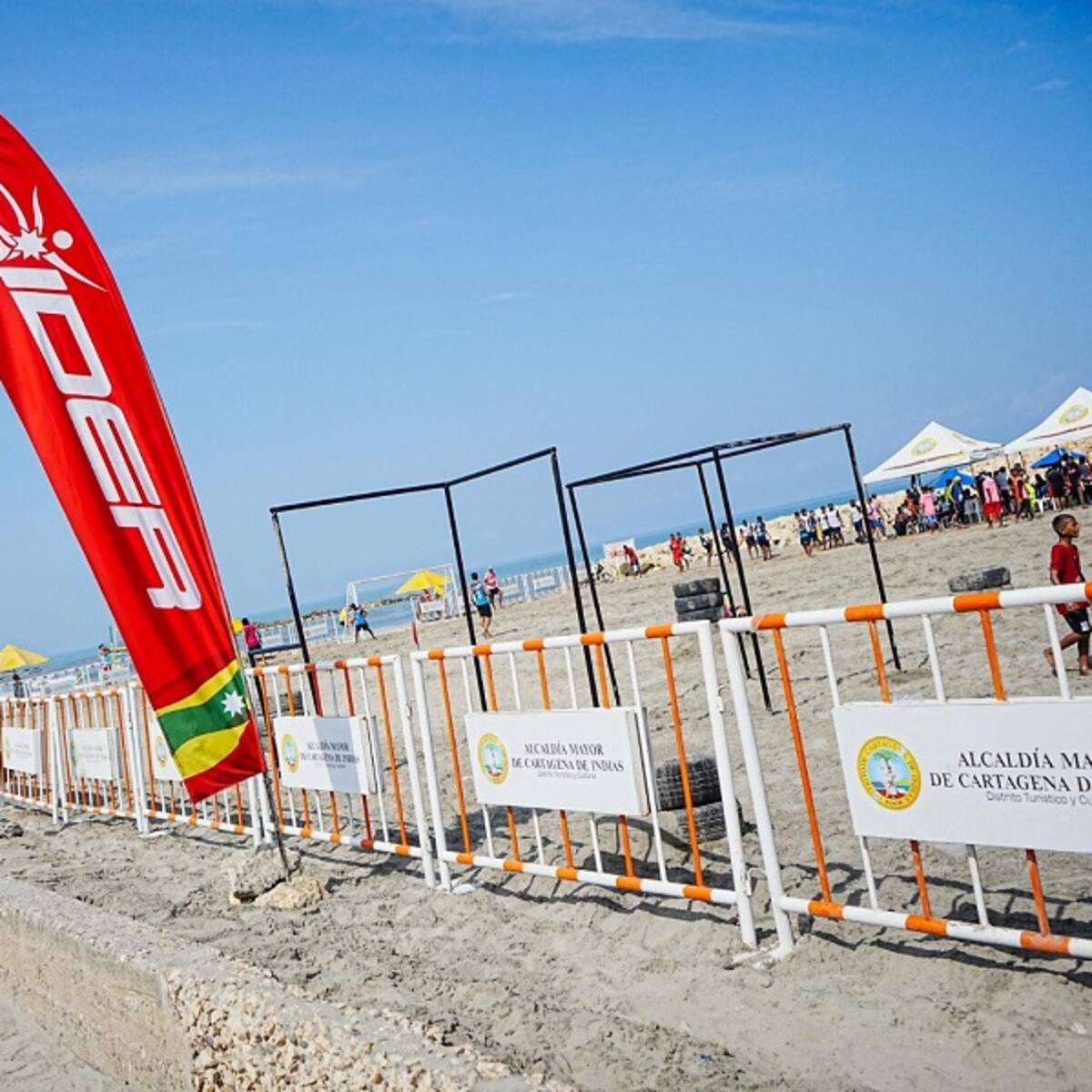 Playa IDER, un espacio de esparcimiento y diversión en el barrio Marbella de Cartagena
