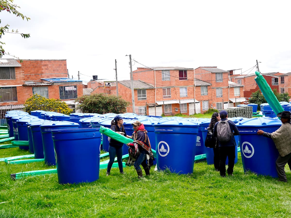 Más de 300 sistemas de cosecha de agua llegan a la Bogotá rural