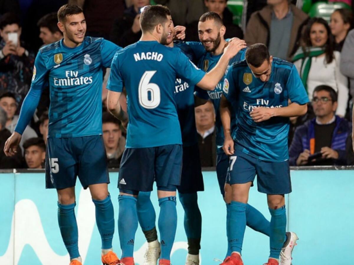 Real Madrid remontó ante el Betis en un juego cargado de goles