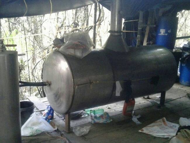 En un allanamiento por parte de Estupefacientes, a una finca de Guasca, se encontró un laboratorio de droga en el bosque de la parte alta- Imagen de referencia.. Foto: Colprensa