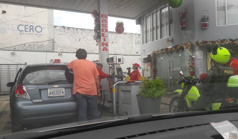 Suministro de combustible en Cúcuta.