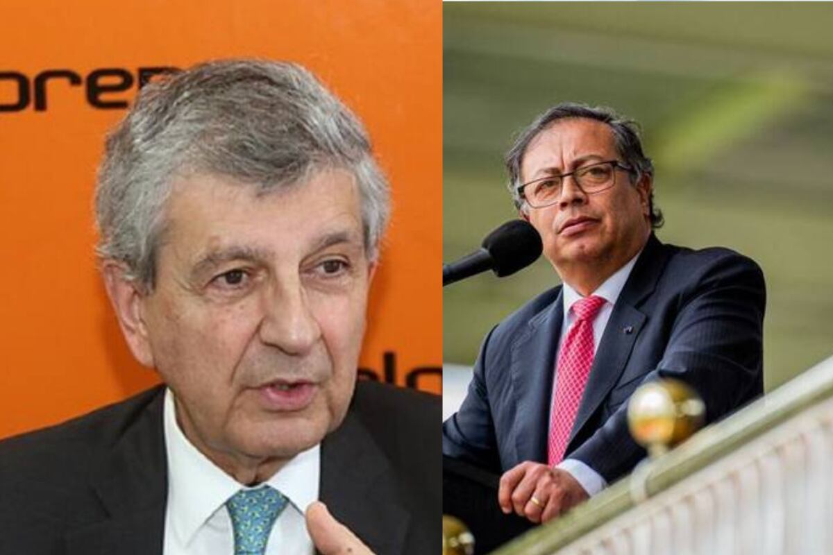 Juan Marín Caicedo, presidente de la CCI y presidente Gustavo Petro - Colprensa - Getty Images