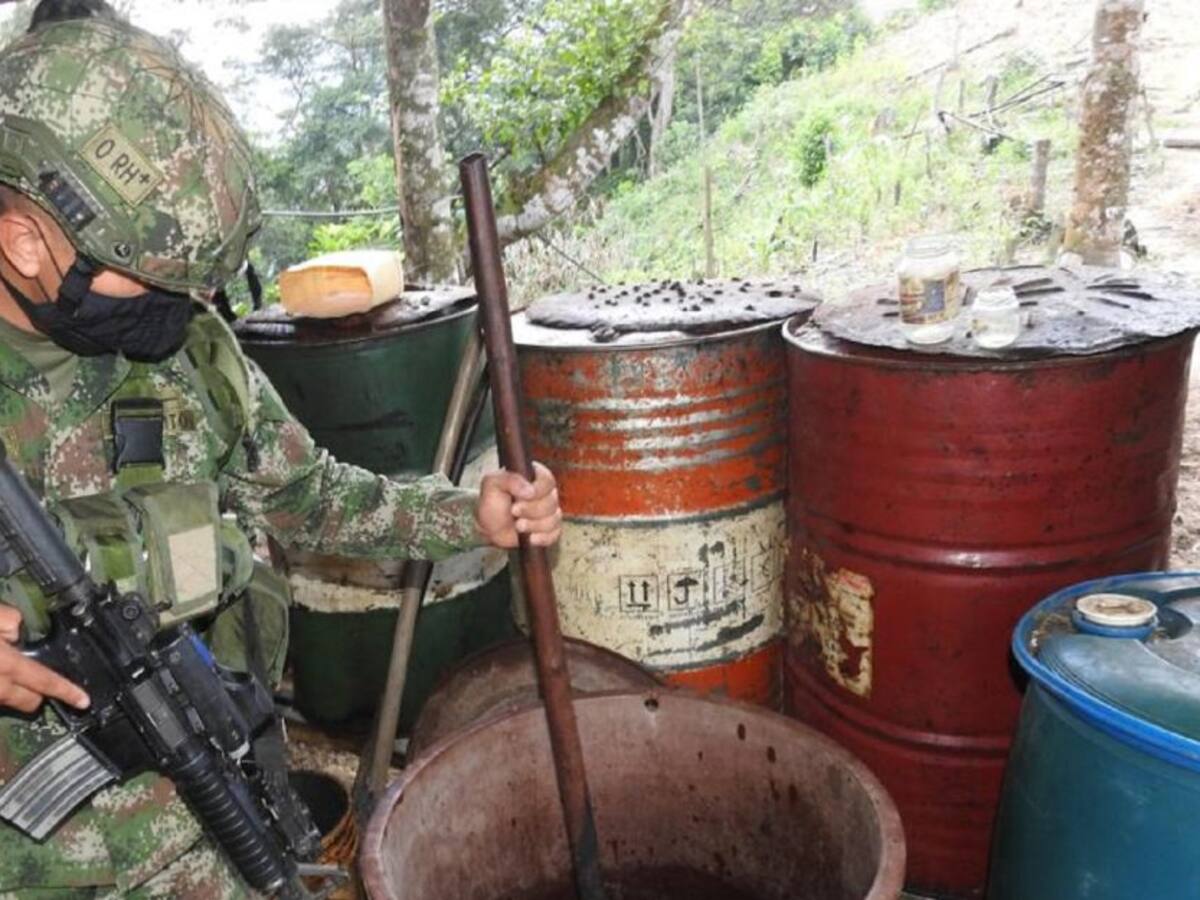 Desmantelan gigantesco laboratorio de cocaína en Norte de Santander