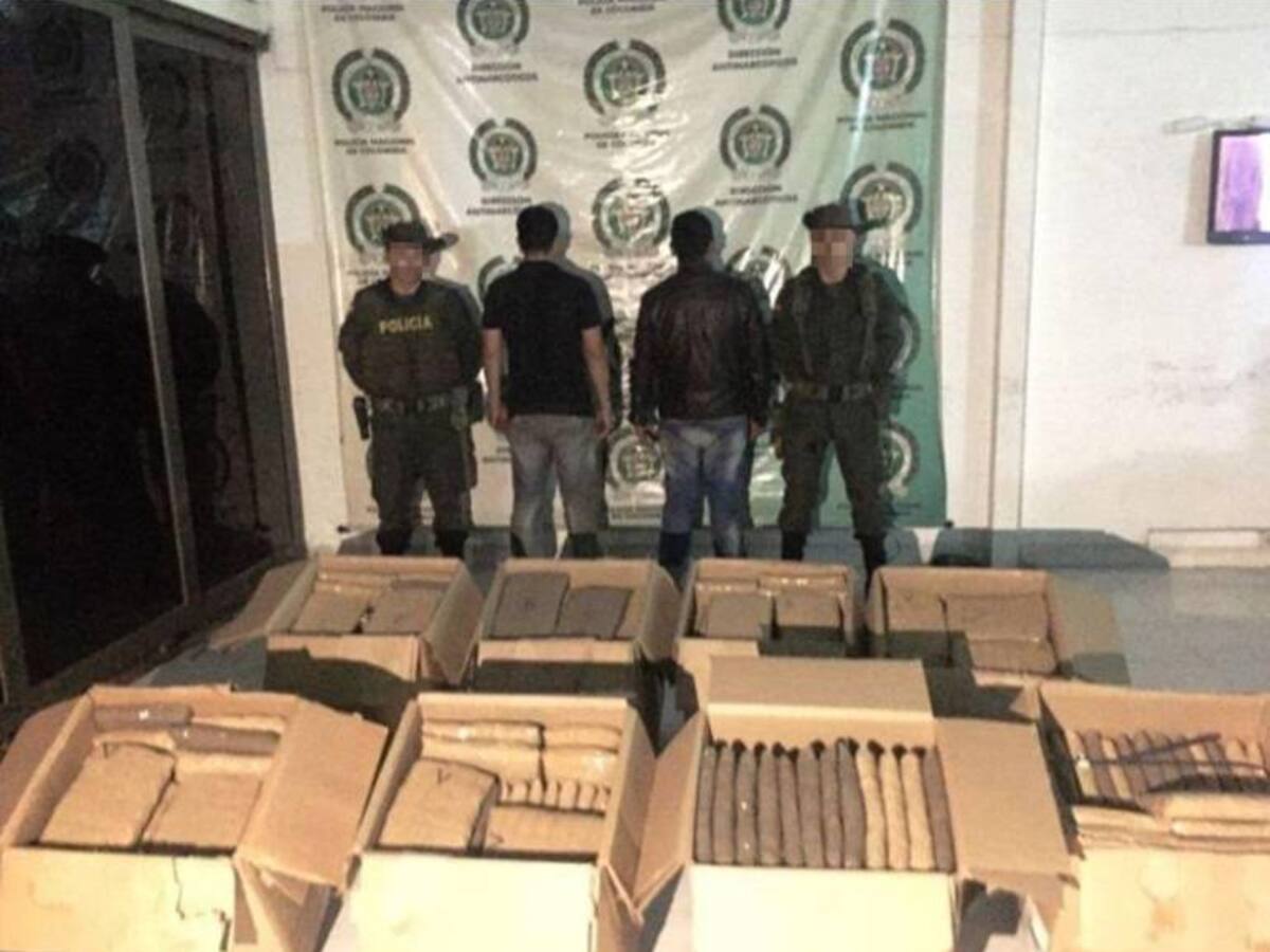 Fueron 3 las personas capturadas por transportar marihuana en vías de Risaralda