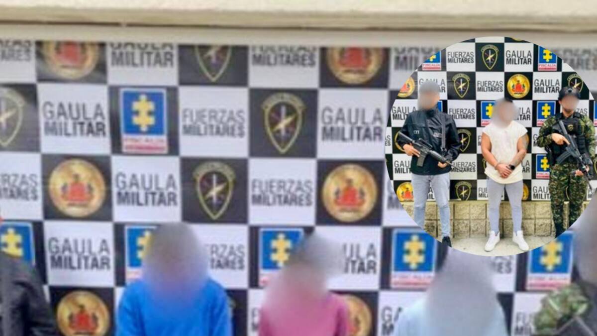 El Ejército capturó a cuatro presuntos extorsionistas del Clan del Golfo en Antioquia