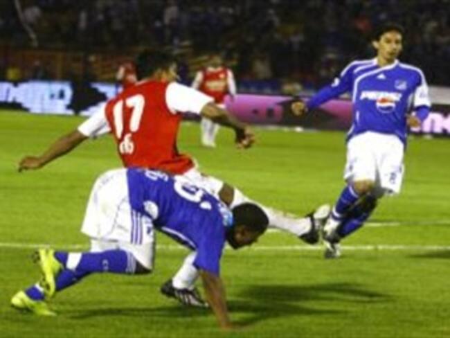 Millonarios y Santa Fe igualan 1-1. Medellín sigue de líder y vence al Quindio de visitante