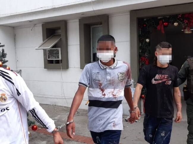 Los jóvenes serán presentados ante un juez de control de garantías.