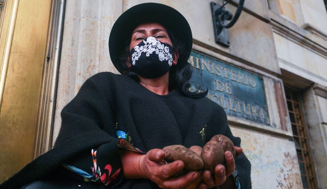 Mujer rural colombiana. Imagen de referencia.