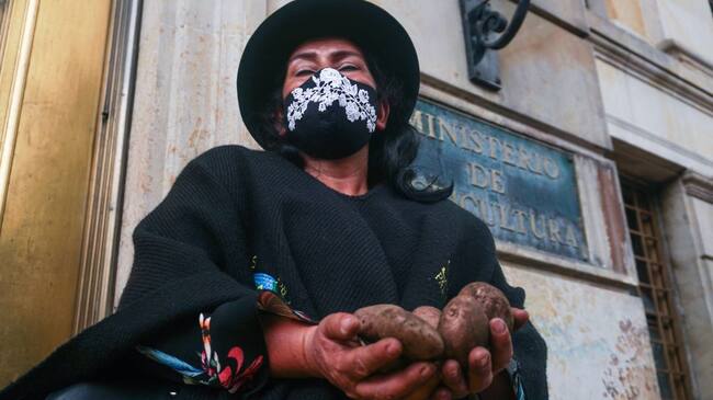 Mujer rural colombiana. Imagen de referencia.