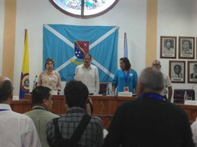 El vicepresidente Angelino Garzón asistió al acto de clausura del Diálogo Social en San Andrés. Foto: Vicepresidencia