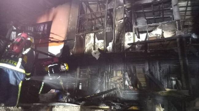 Foto: Cuerpo Oficial de Bomberos de Manizales.