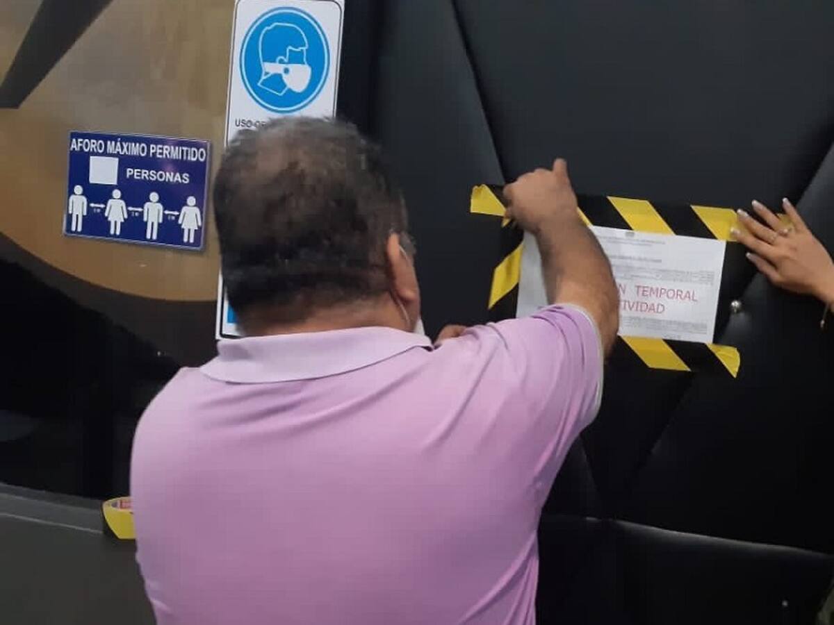 Cierre temporal a discoteca en Barranquilla por permitir fiesta