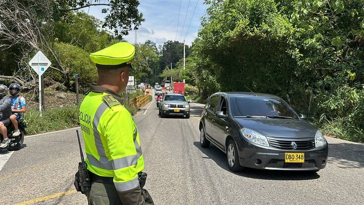 Vigilancia especial en 4 vías de Santander durante Navidad