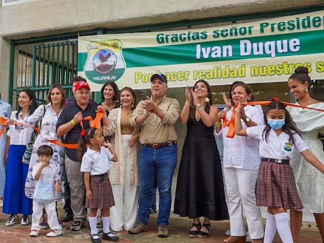 Presidente Iván Duque inaugura mega colegio en Toluviejo, Sucre