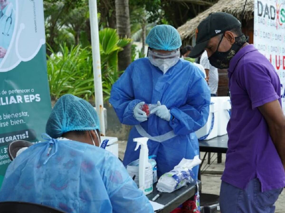 Más 3 mil muestras de COVID-19 a personal del sector turístico en Cartagena