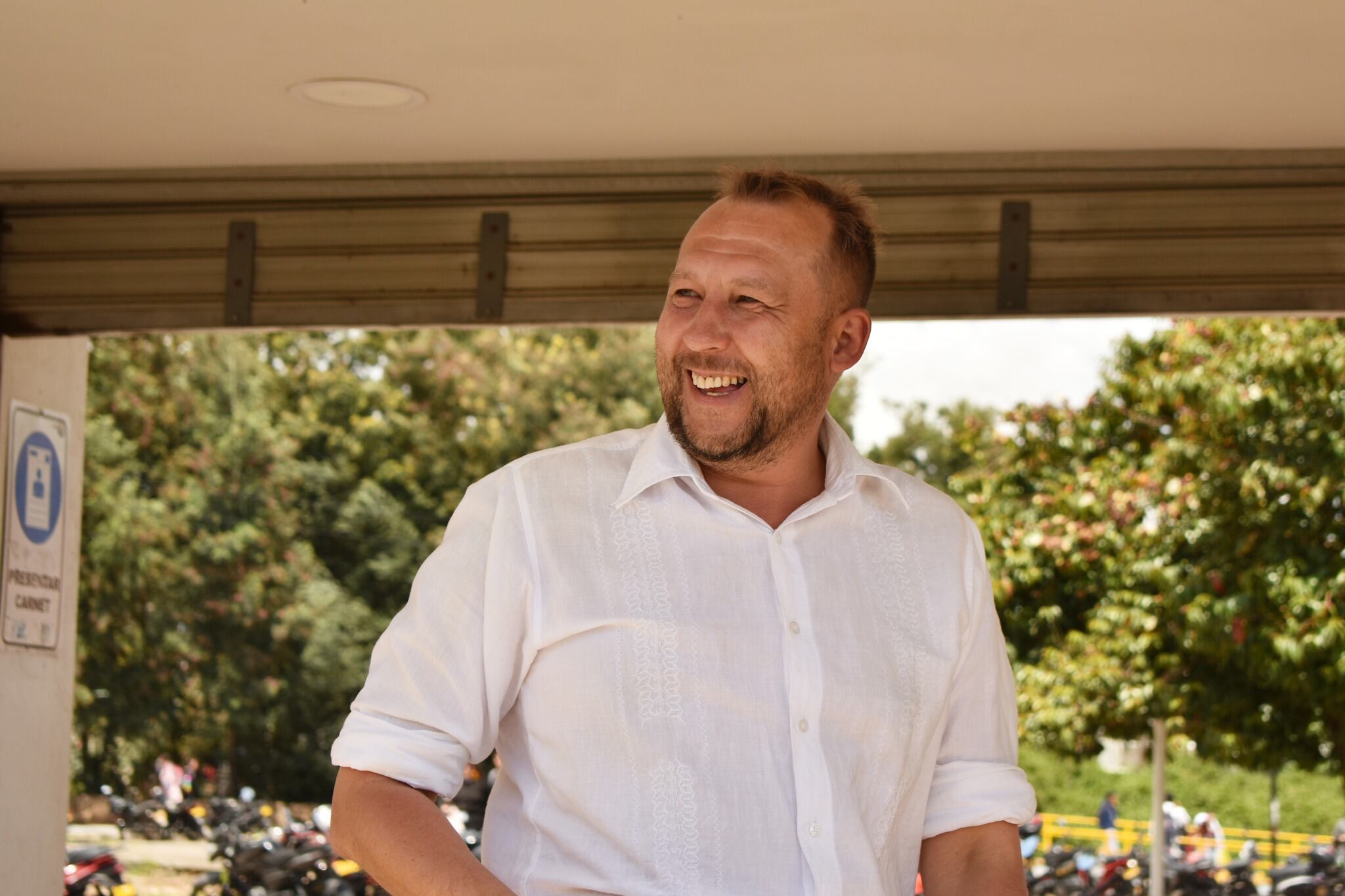 Mikhail Krasnov, nuevo alcalde de Tunja (Foto vía Facebook @profeMikhailKrasnov)