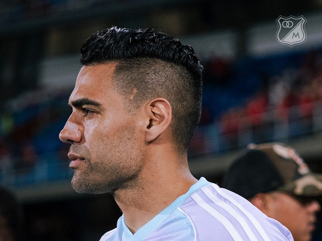 Falcao García, delantero de Millonarios / Twitter: @MillosFCOficial.