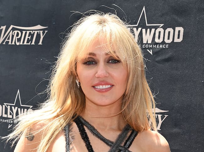 Miley Cyrus at the ceremony honoring Miley Cyrus with a star on the Hollywood Walk Of Fame on May 22, 2026 in Los Angeles, California. (Photo by Gilbert Flores/Variety via Getty Images)