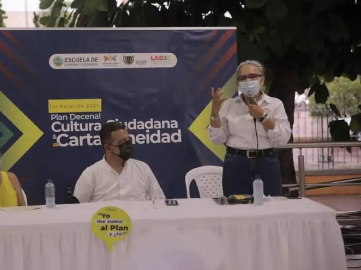 Inició formulación del Plan Decenal de Cultura Ciudadana y Cartageneidad