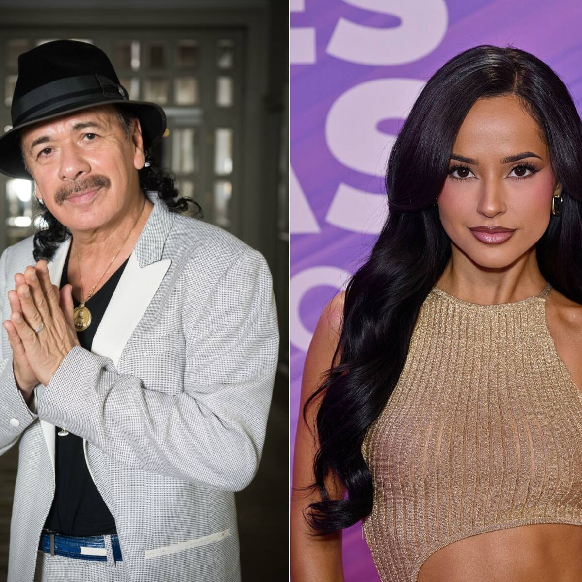 Carlos Santana y Becky G anuncian su nueva canción sobre la realidad de los migrantes en los EE. UU.