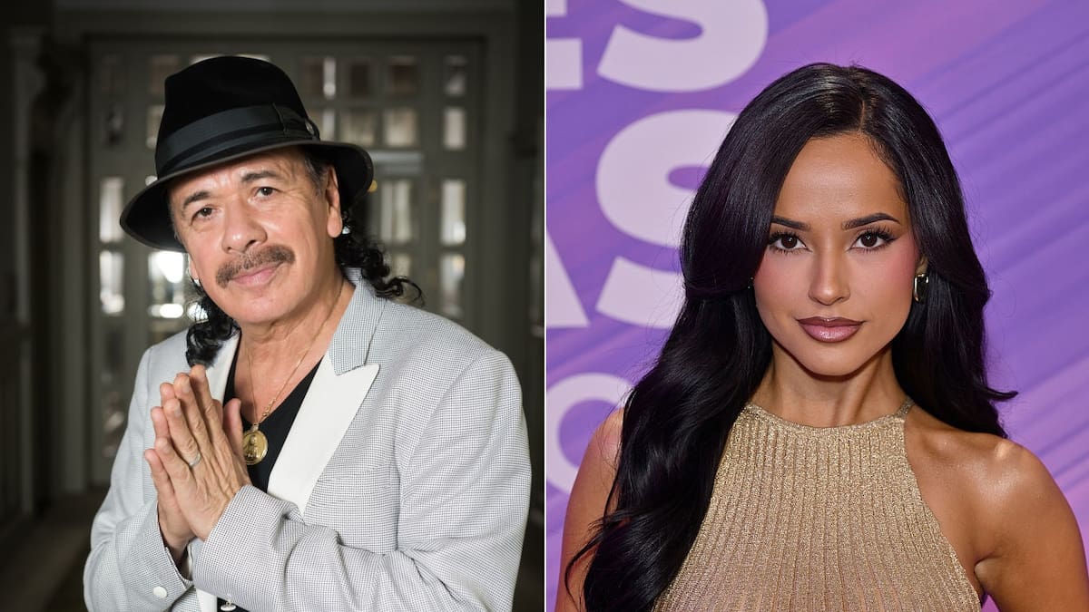 Carlos Santana y Becky G anuncian su nueva canción sobre la realidad de los migrantes en los EE. UU.