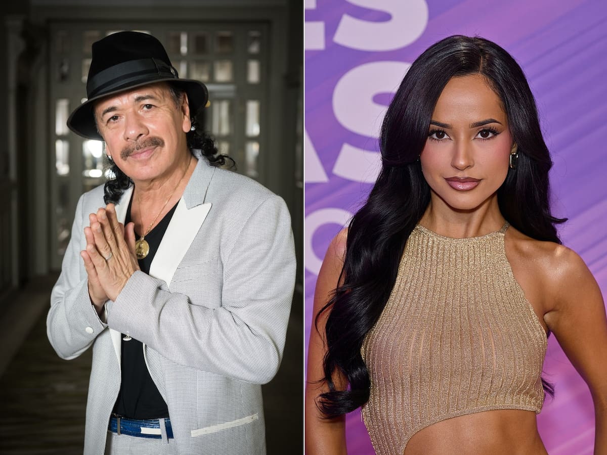 Carlos Santana y Becky G anuncian su nueva canción sobre la realidad de los migrantes en los EE. UU.