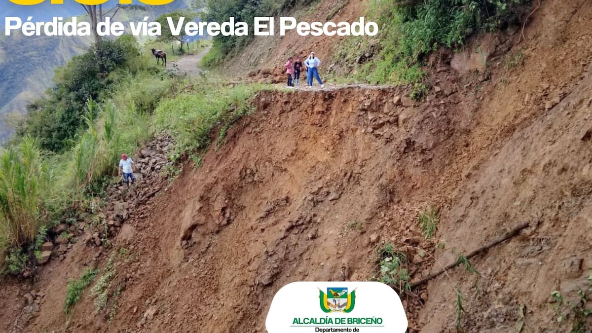 Por las intensas lluvias hay más de 400 personas incomunicadas en Briceño