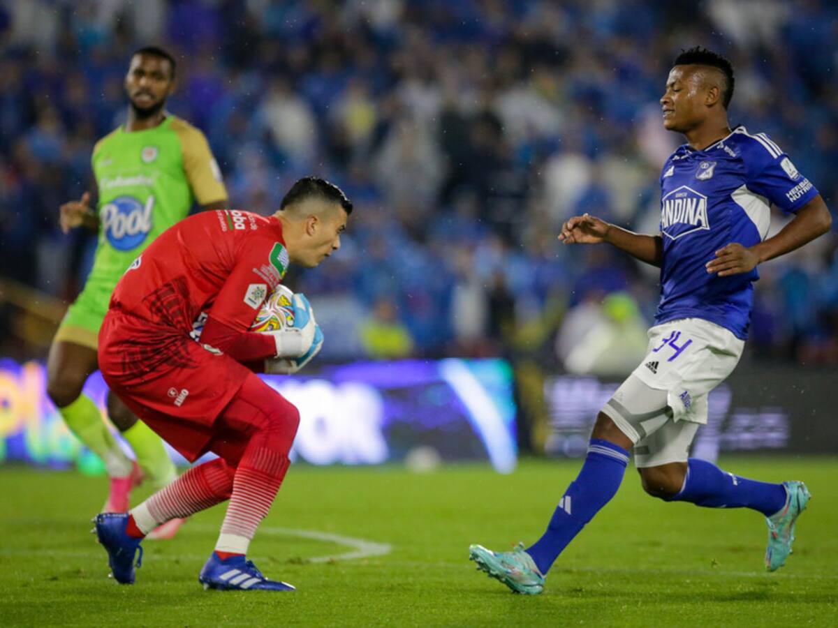 Millonarios celebró en El Campín de la mano de Óscar Cortés: doblete del canterano