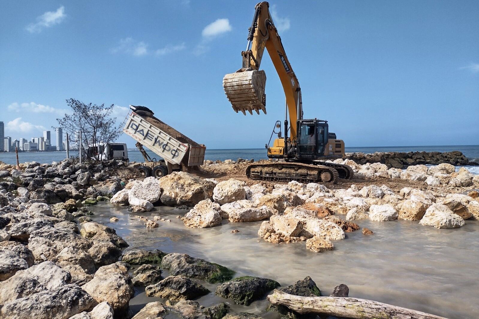 Denuncian abandono al proyecto de Protección Costera de Cartagena
