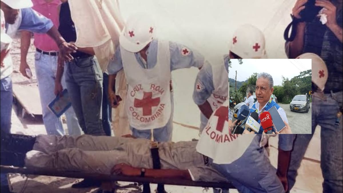 Jaime Alzate, director de la Cruz Roja Quindío y su experiencia en Armero