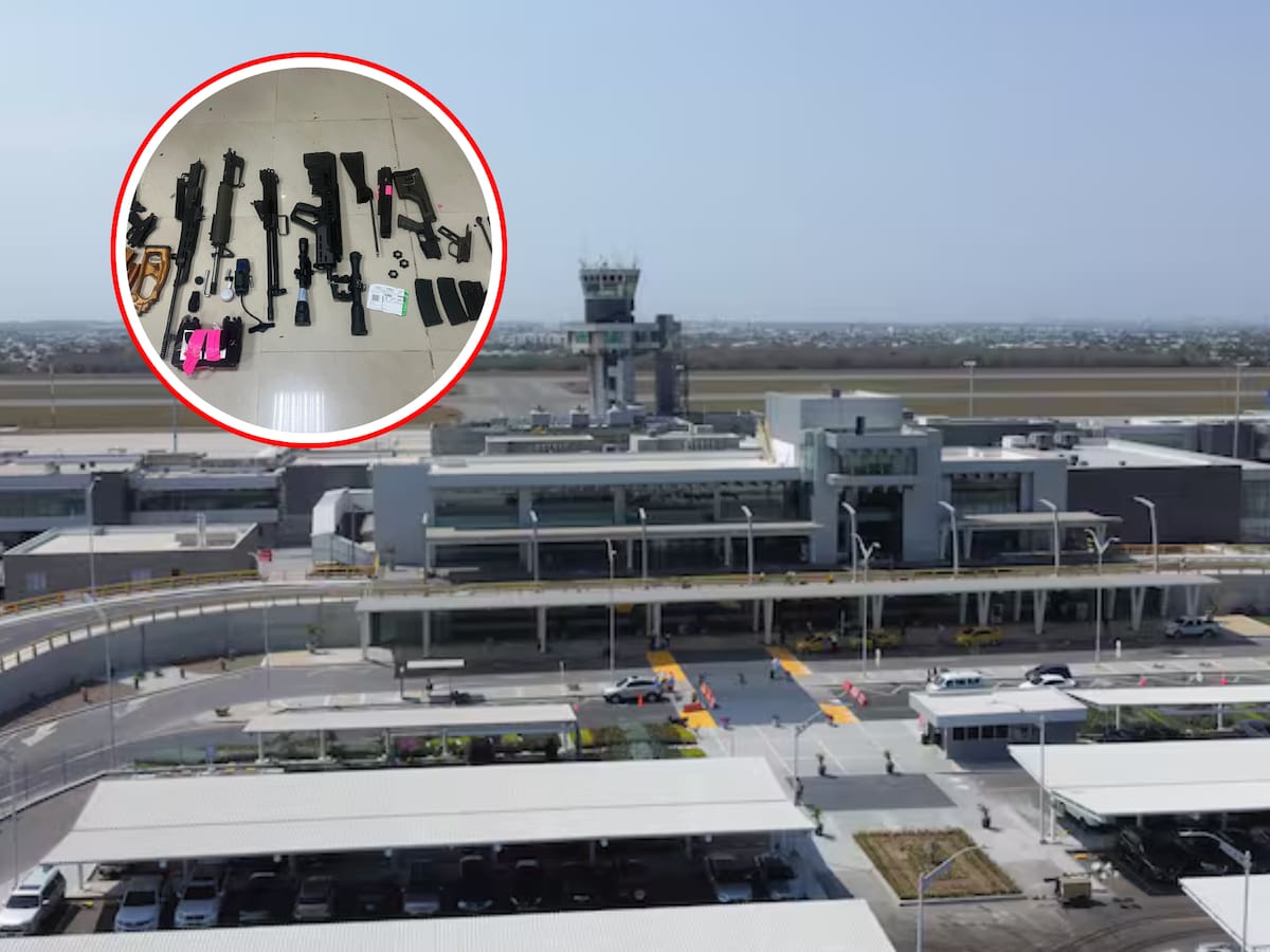 Hallan 4 fusiles en el aeropuerto de Barranquilla provenientes desde Miami