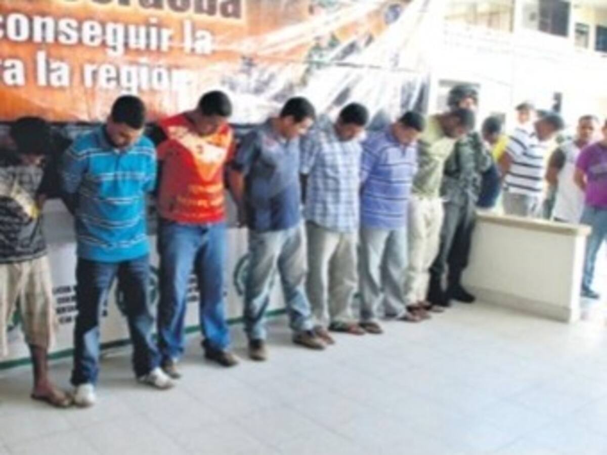Capturan a 28 miembros de los ‘Urabeños’ y ‘Renacer’ en el Chocó