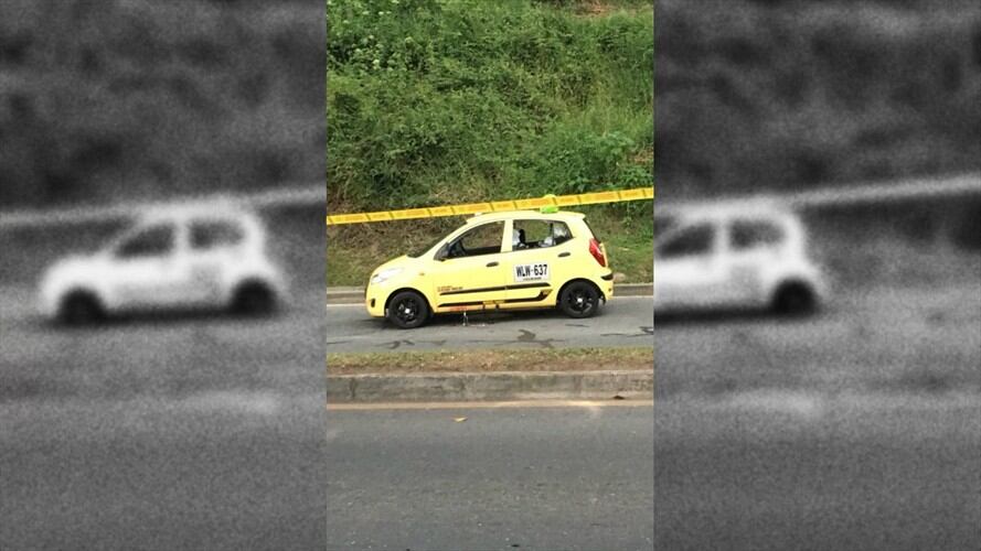 En video quedó registrado el homicidio de alias Oreja y el de un taxista en Medellín. Foto: Redes sociales