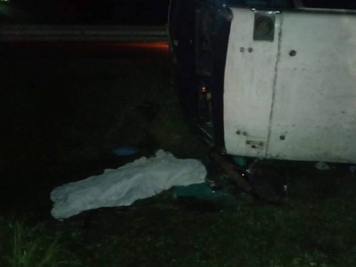 Dos muertos dejó accidente de bus de Turismo que volvía a Bucaramanga