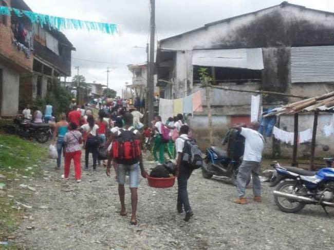 131 familias desplazadas dejan enfrentamientos entre grupos ilegales