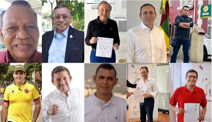 Estos son los 10 candidatos a la Gobernación de Santander.