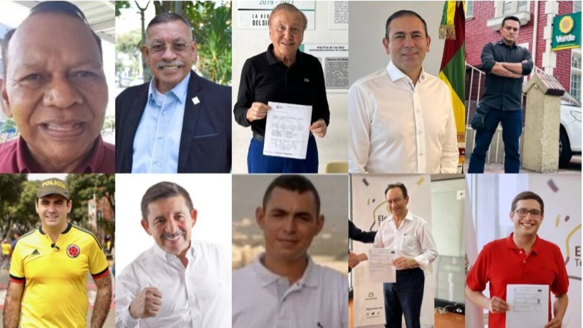 Estos son los 10 candidatos a la Gobernación de Santander
