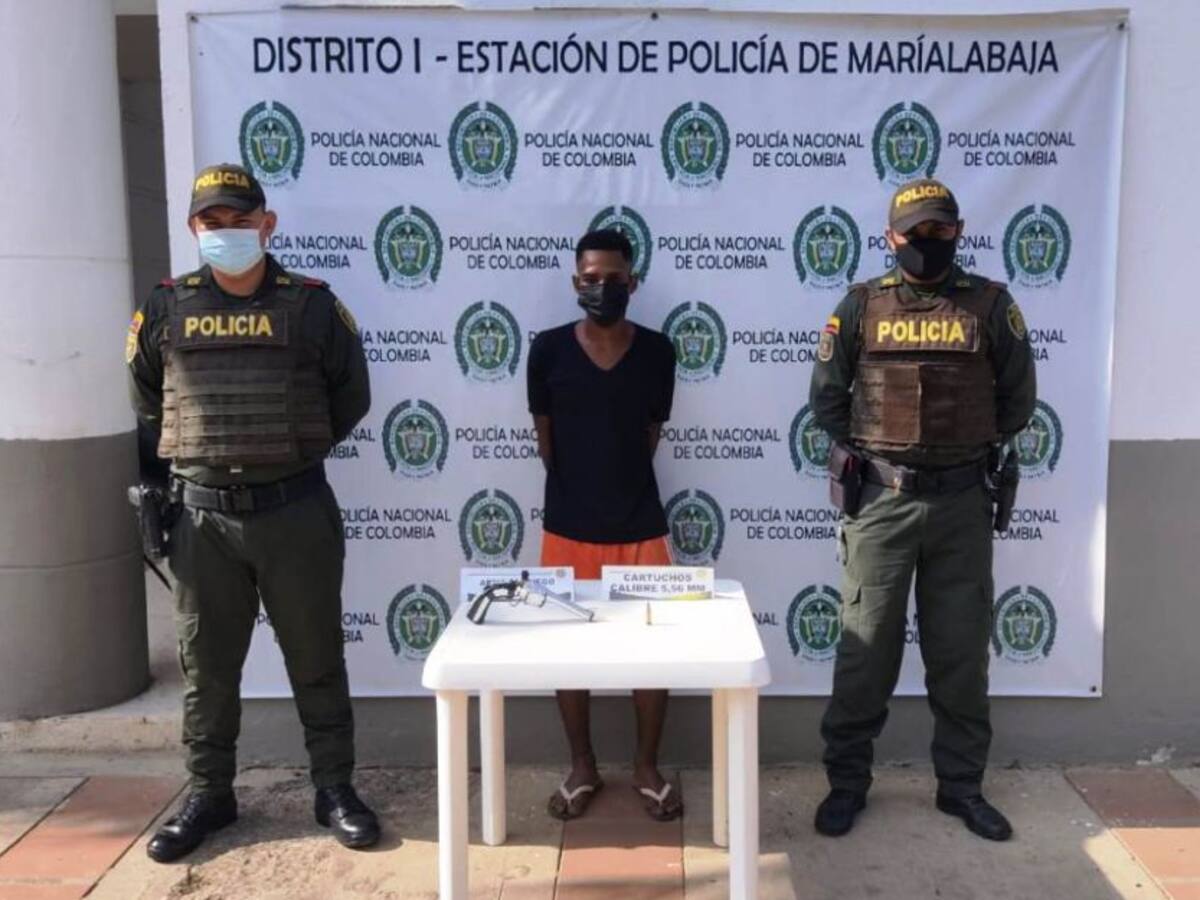 Cayó ‘Papoman’, uno de los delincuentes reconocido en María La Baja