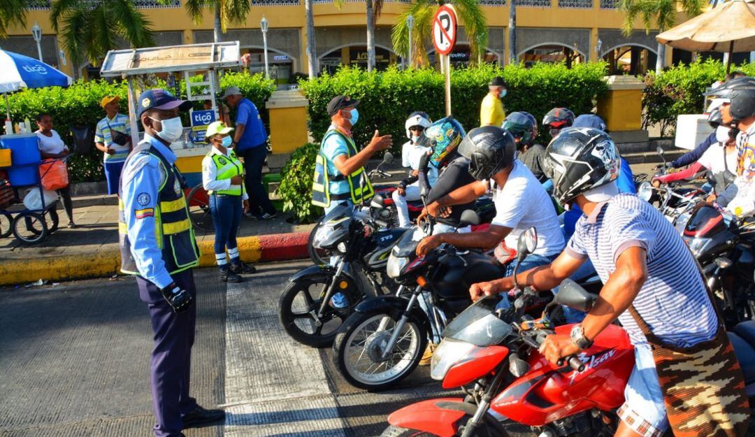En 14 puntos pedagógicos se han explicado las nuevas medidas de circulación para motocicletas en Cartagena