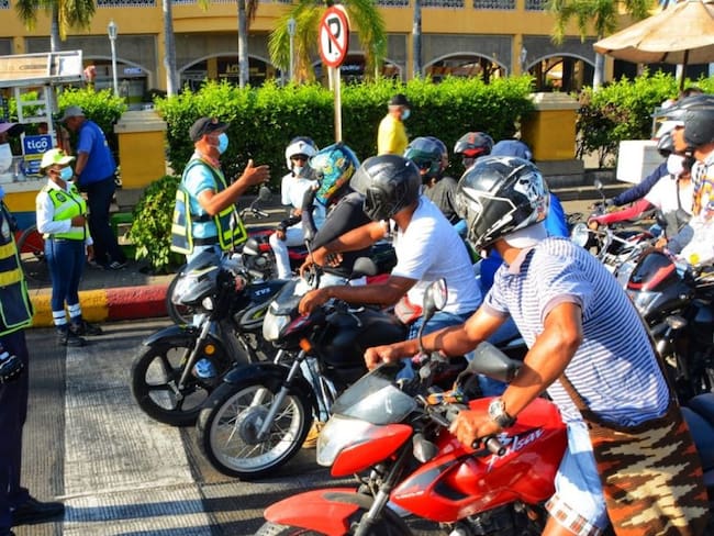En 14 puntos pedagógicos se han explicado las nuevas medidas de circulación para motocicletas en Cartagena