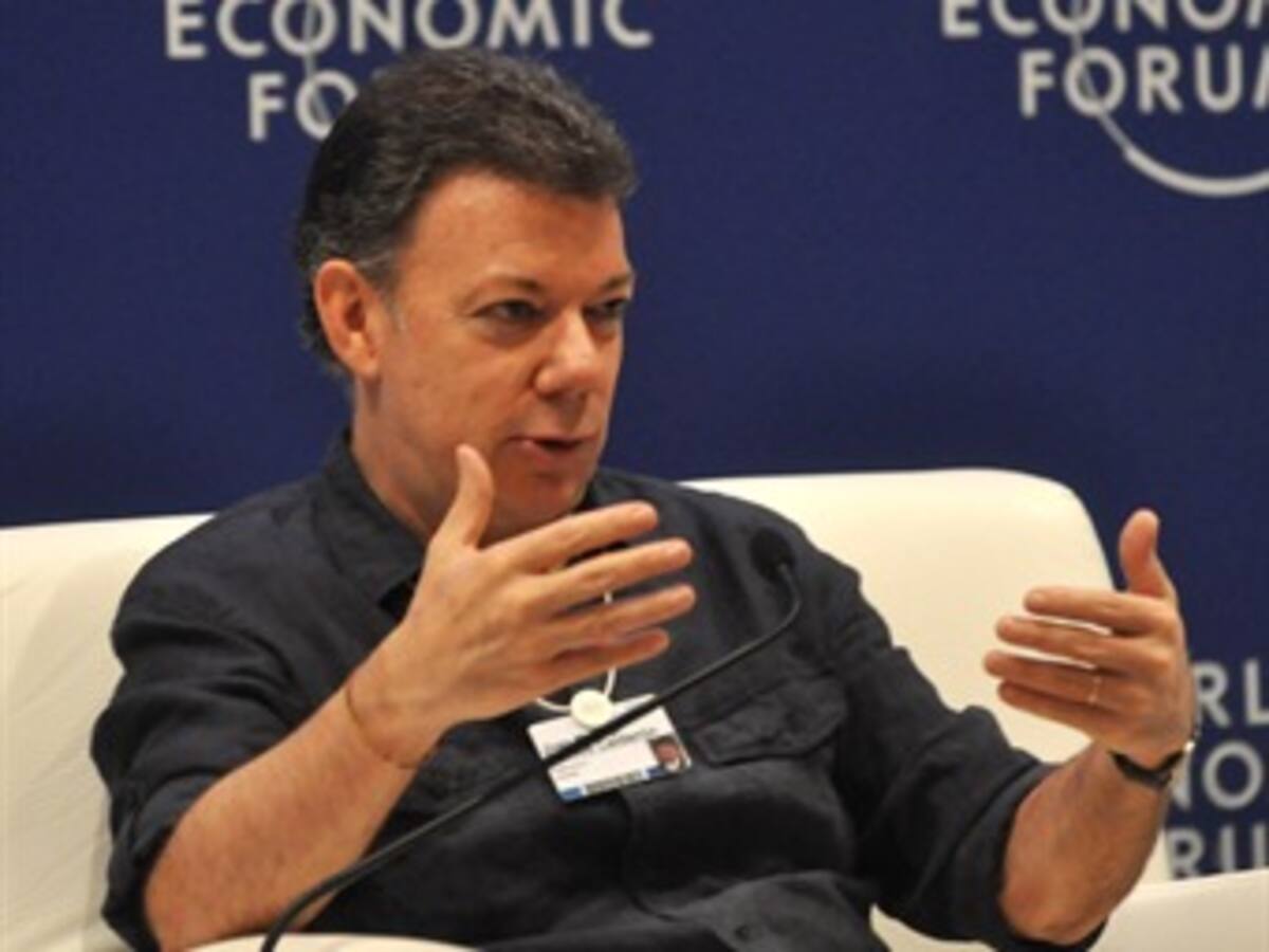 Paz y economía de Colombia, protagonistas del Foro Económico Mundial