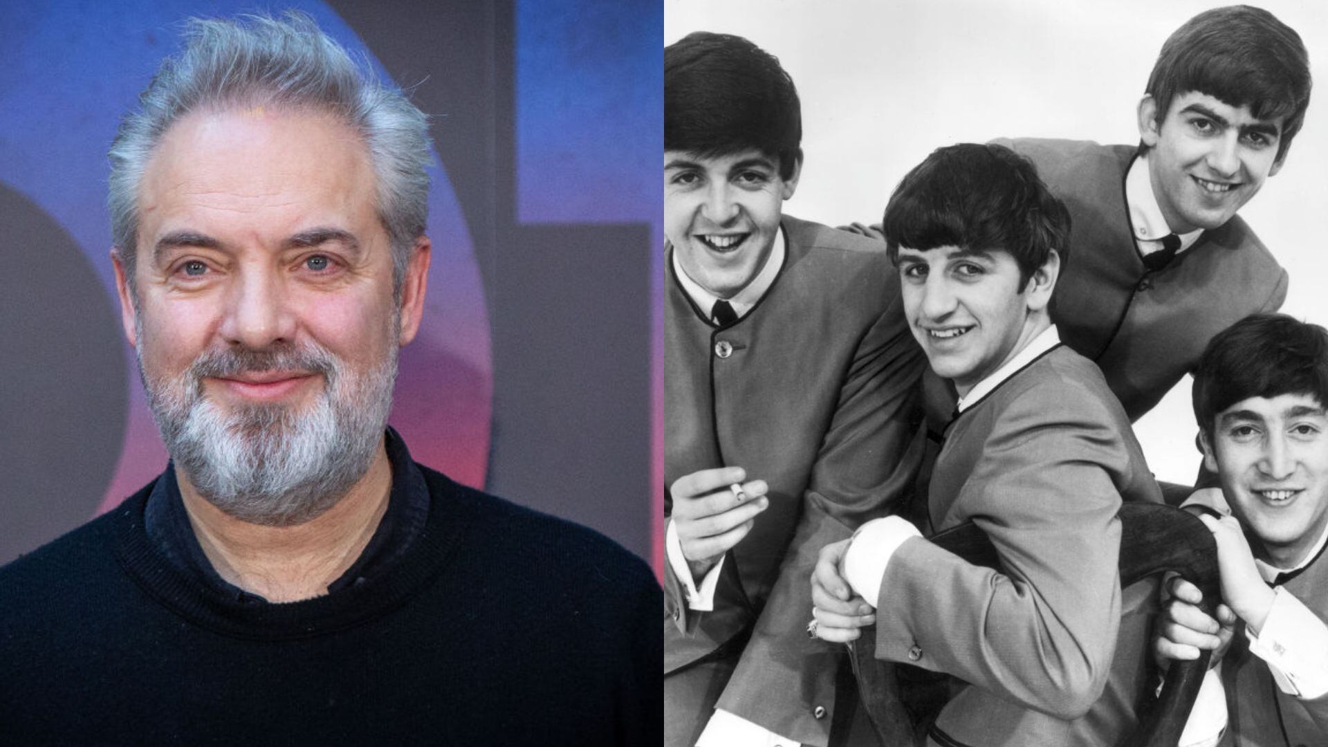 El director Sam Mendes y el grupo The Beatles / Getty Images