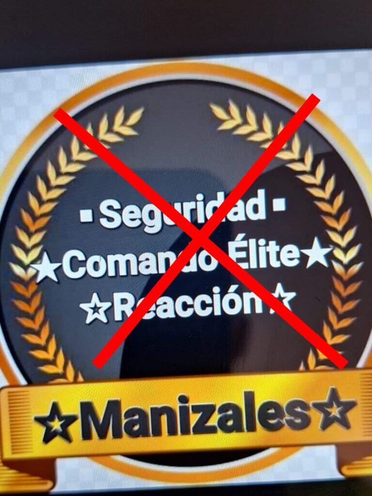 Cartel publicitario que están compartiendo en barrios de Manizales