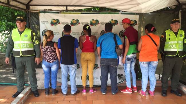 Venezolanos capturados