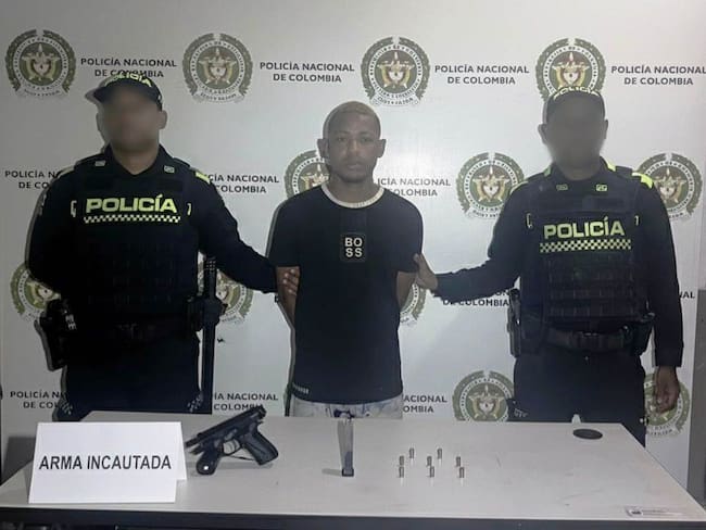 Capturado en Cartagena un sujeto que portaba un arma traumática con cartuchos modificados